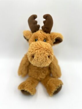 TY Attic Treasures Archibald Plush Moose Antler Soft Medium Stuffed Animal Lovey